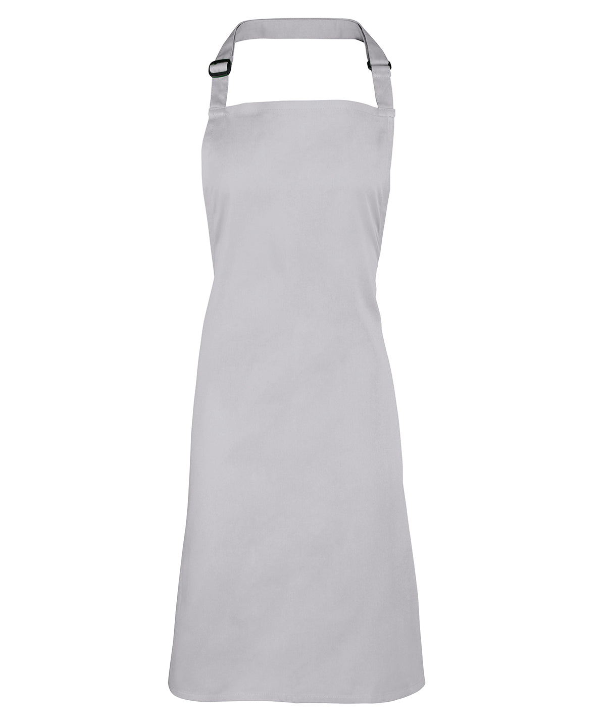 Premier PR150 Colours bib apron in Silver