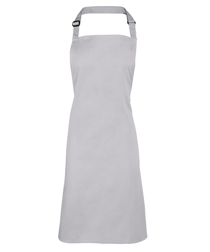 Premier PR150 Colours bib apron in Silver