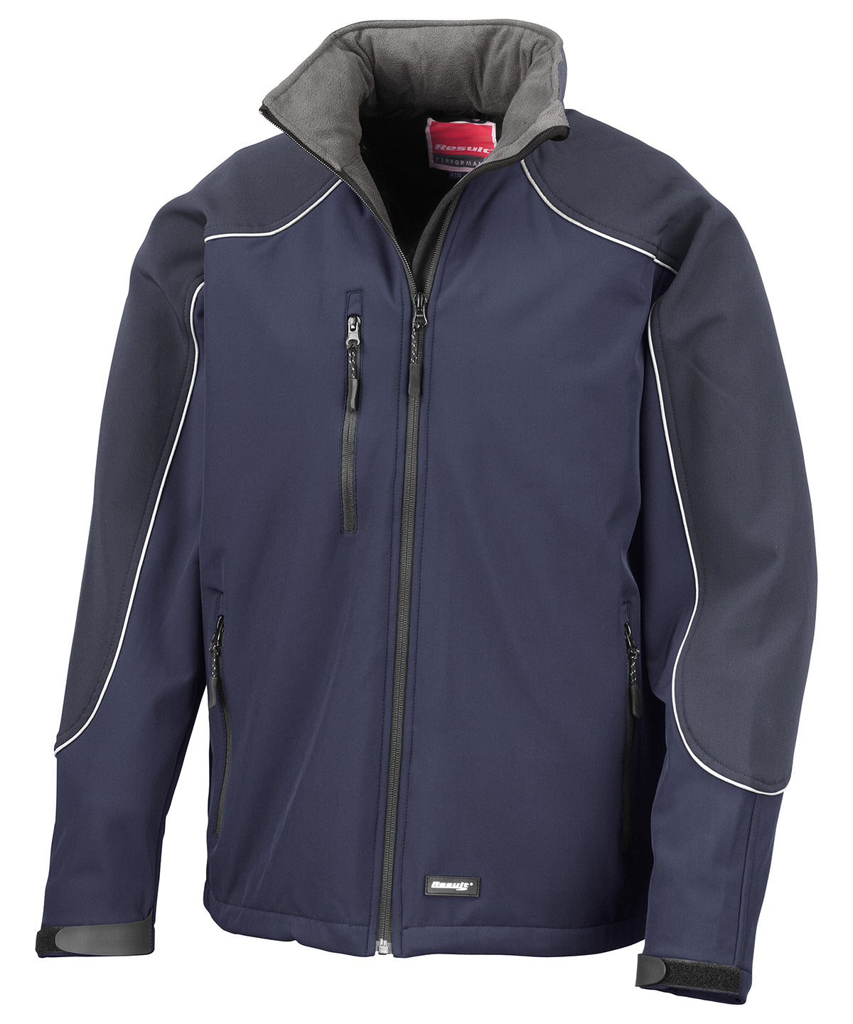 Result Workguard R118A Hooded softshell jacket in Navy