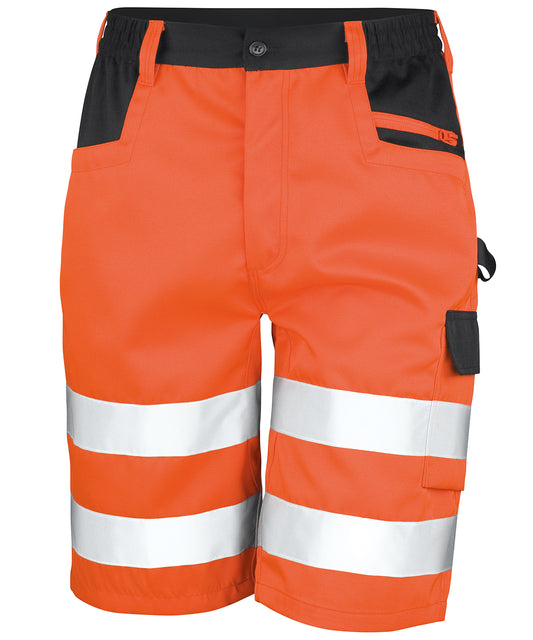 Result Safeguard R328X Safety cargo shorts in Orange