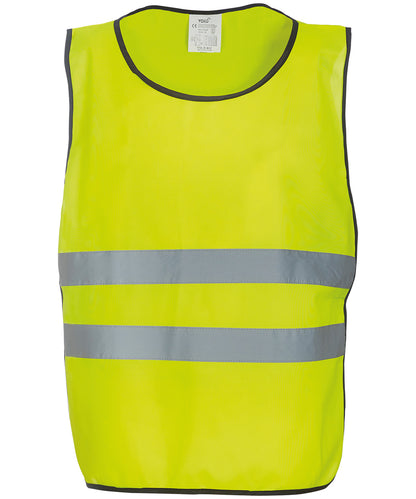 Yoko YK004 Hi-vis 2-band tabard (HVJ269) in Yellow