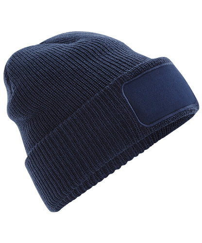 Beechfield BC440 Thinsulate™ patch beanie in French Navy