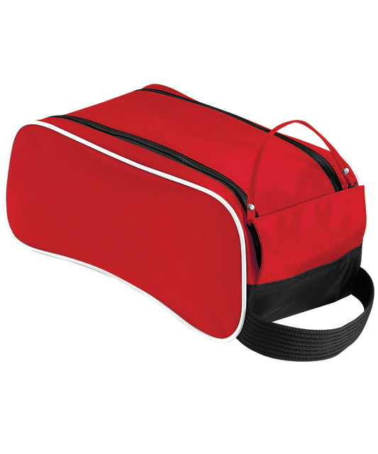 Quadra QD076 Teamwear shoe bag in Classic Red/Black/White