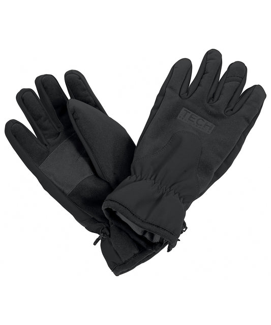 Result Winter Essentials R134X Tech performance softshell glove in Black/Black