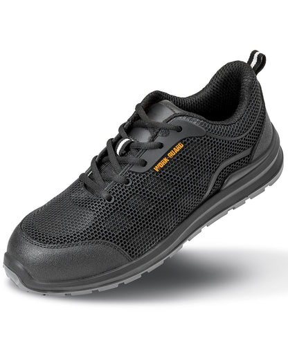 Result Workguard R456X All-black safety trainer in Black
