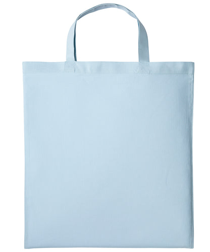 Nutshell® RL110 Cotton shopper short handle in Pastel Blue