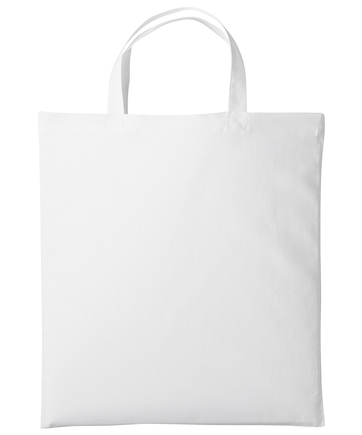 Nutshell® RL110 Cotton shopper short handle in White