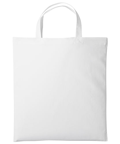 Nutshell® RL110 Cotton shopper short handle in White