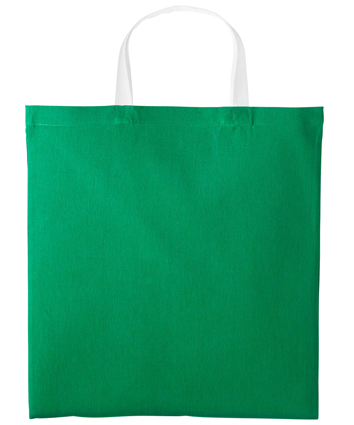 Nutshell® RL130 Varsity cotton shopper short handle in Kelly Green/White