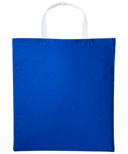 Nutshell® RL130 Varsity cotton shopper short handle in Royal/White