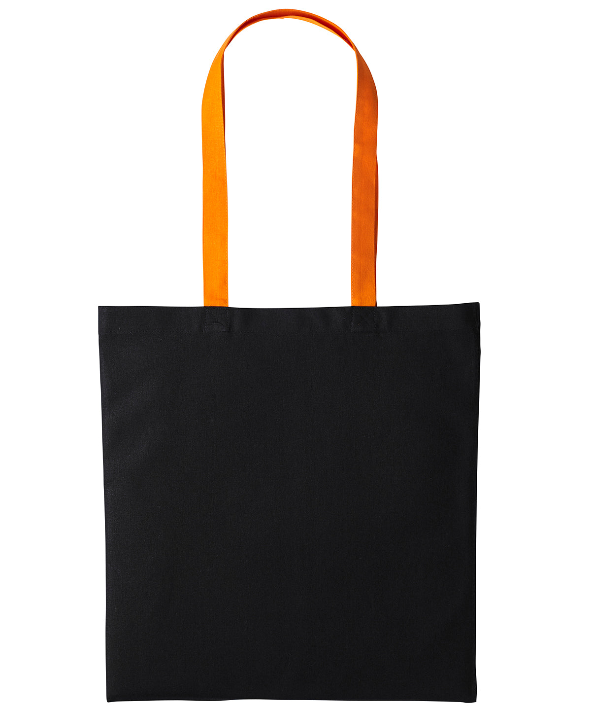 Nutshell® RL150 Varsity cotton shopper long handle in Black/Orange