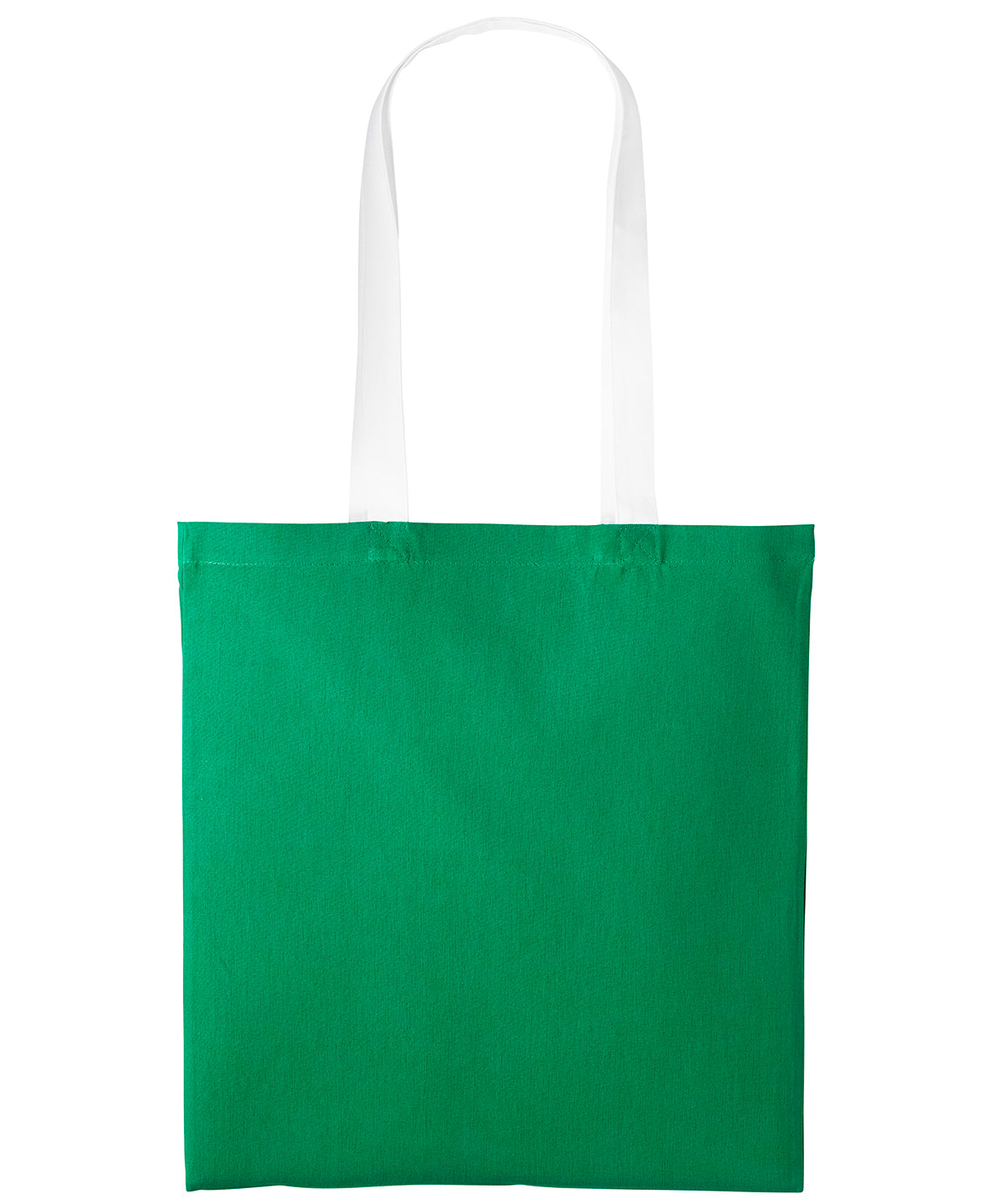 Nutshell® RL150 Varsity cotton shopper long handle in Kelly Green/White
