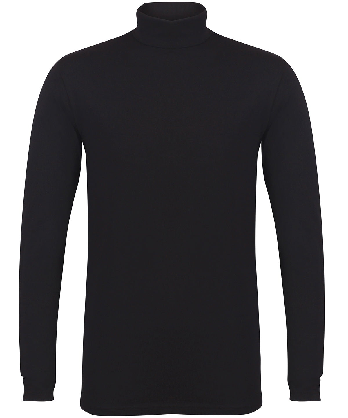SF SF125 Feel good roll neck top in Black