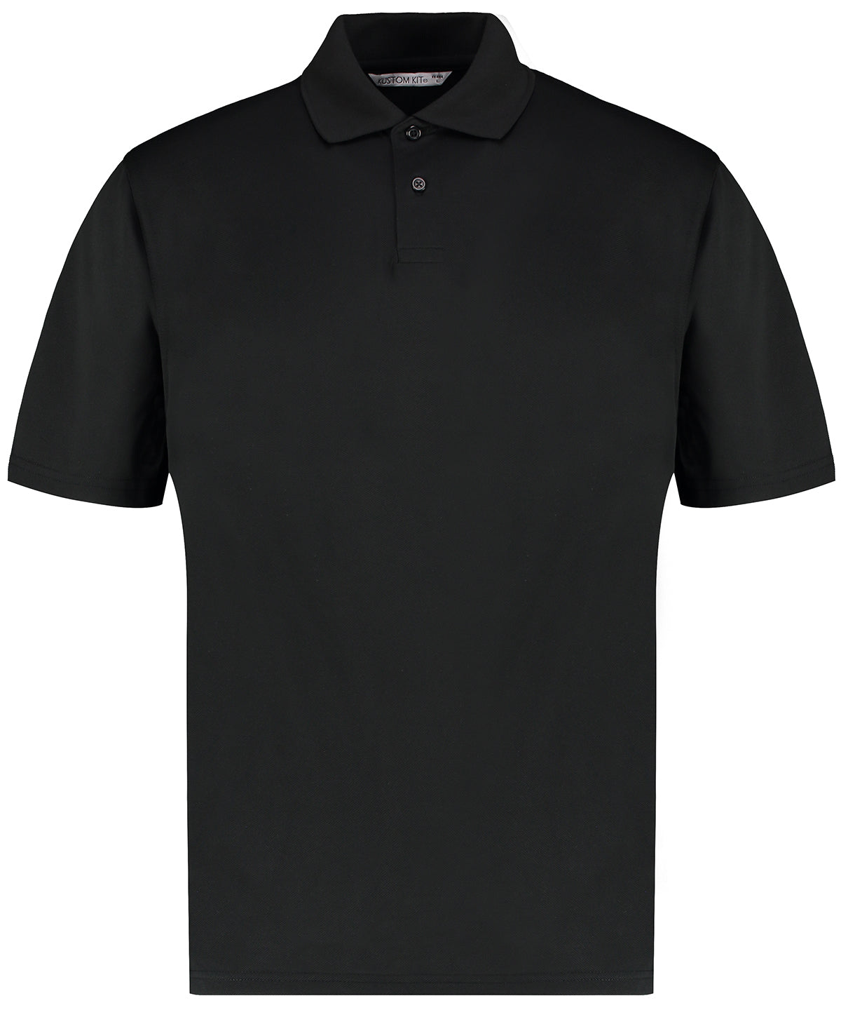 Kustom Kit KK444 Regular fit Superwash® 60° piqué polo with Cooltex® plus in Black*