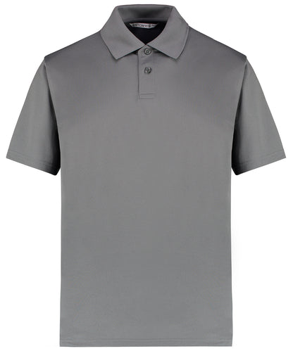 Kustom Kit KK444 Regular fit Superwash® 60° piqué polo with Cooltex® plus in Charcoal*