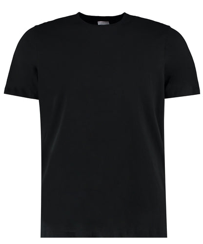 Kustom Kit KK507 Cotton tee (fashion fit) in Black