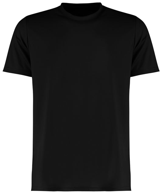 Kustom Kit KK555 Regular fit micro mesh tee with Cooltex® plus in Black*