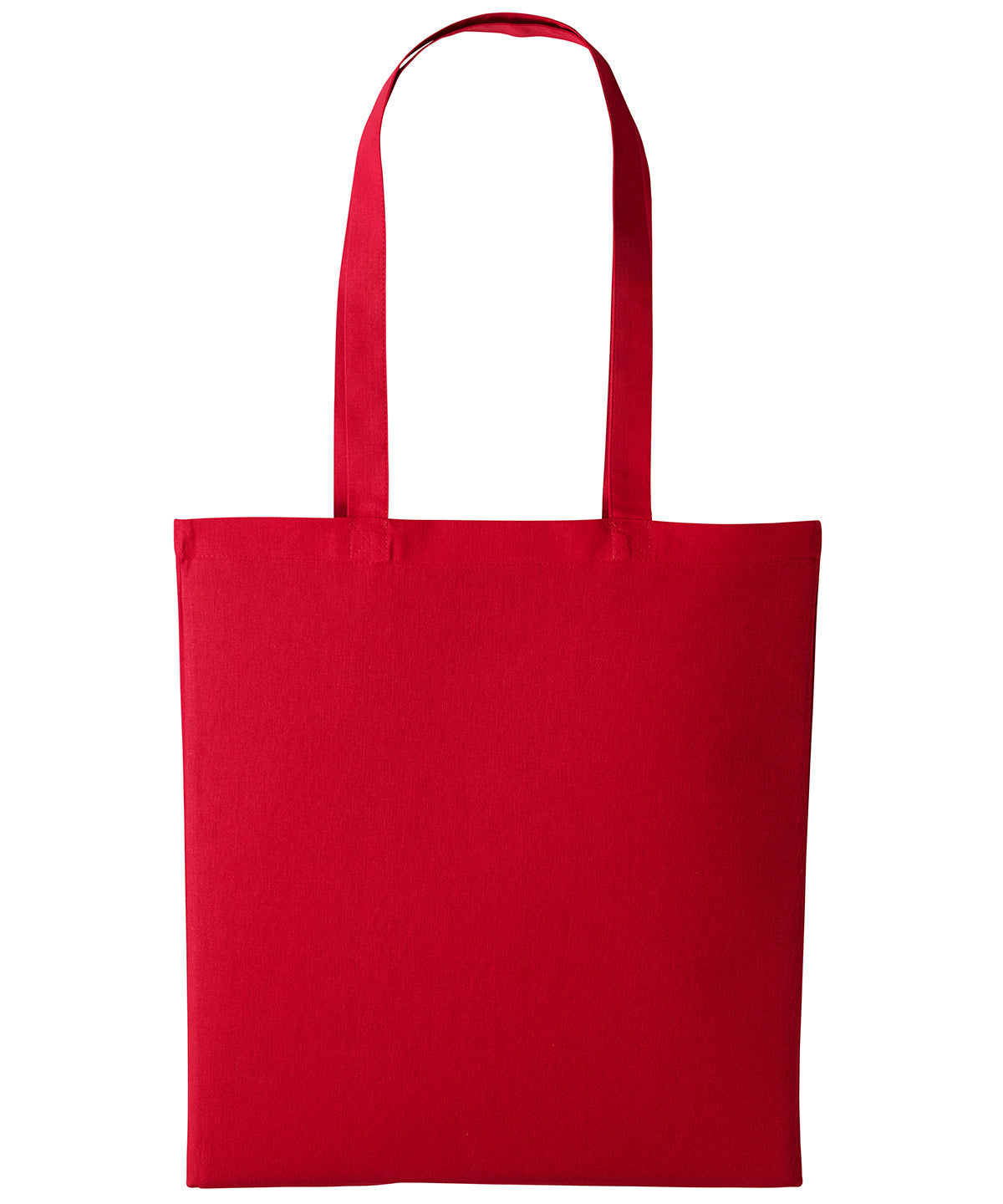 Nutshell® RL100 Cotton shopper long handle in Fire Red (Red)
