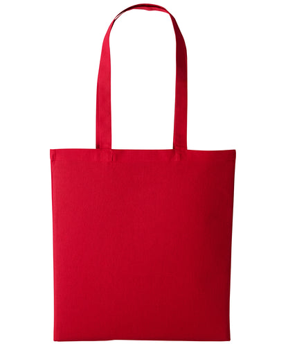 Nutshell® RL100 Cotton shopper long handle in Fire Red (Red)