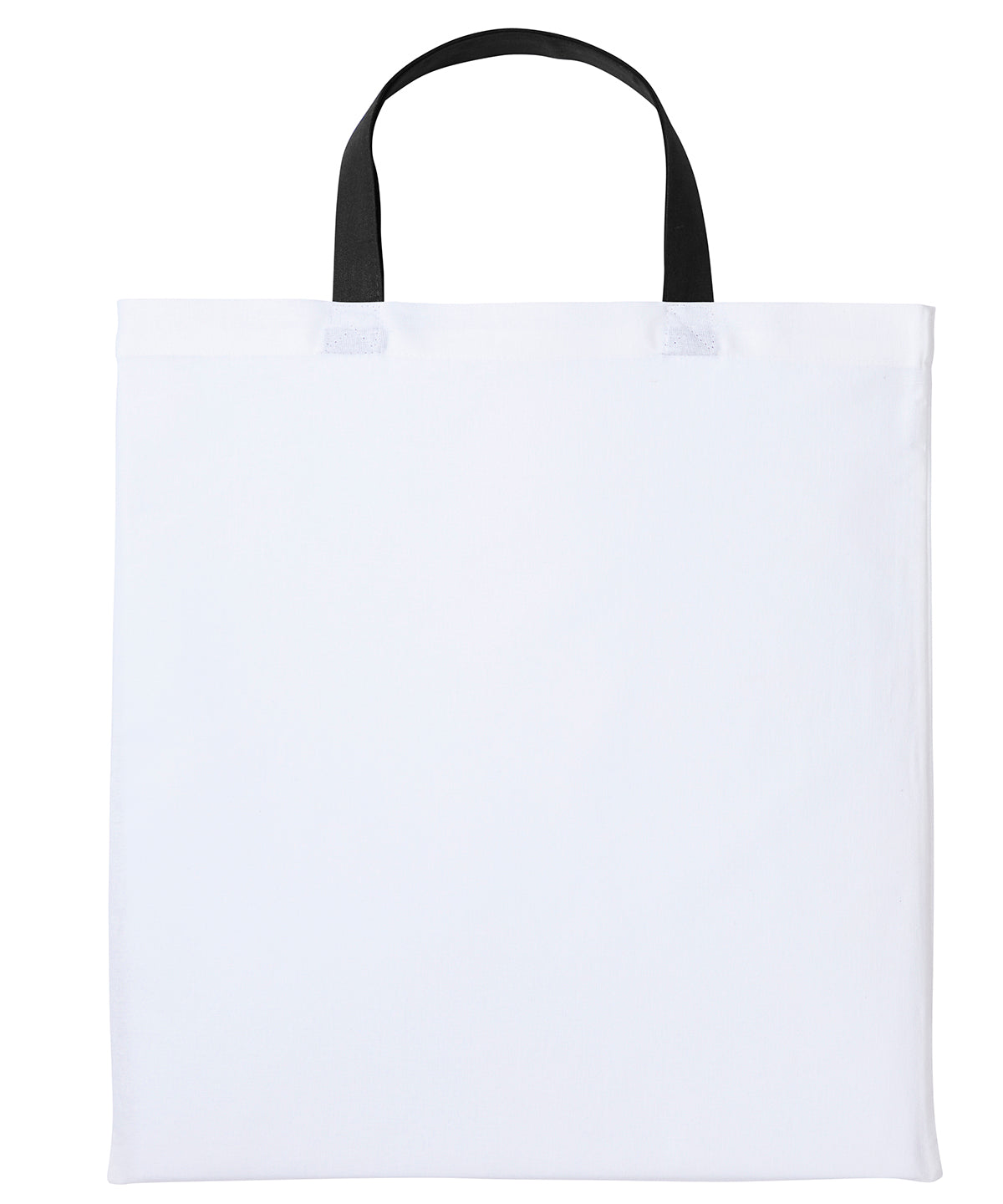 Nutshell® RL130 Varsity cotton shopper short handle in White/Black