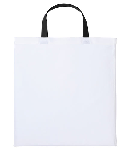 Nutshell® RL130 Varsity cotton shopper short handle in White/Black