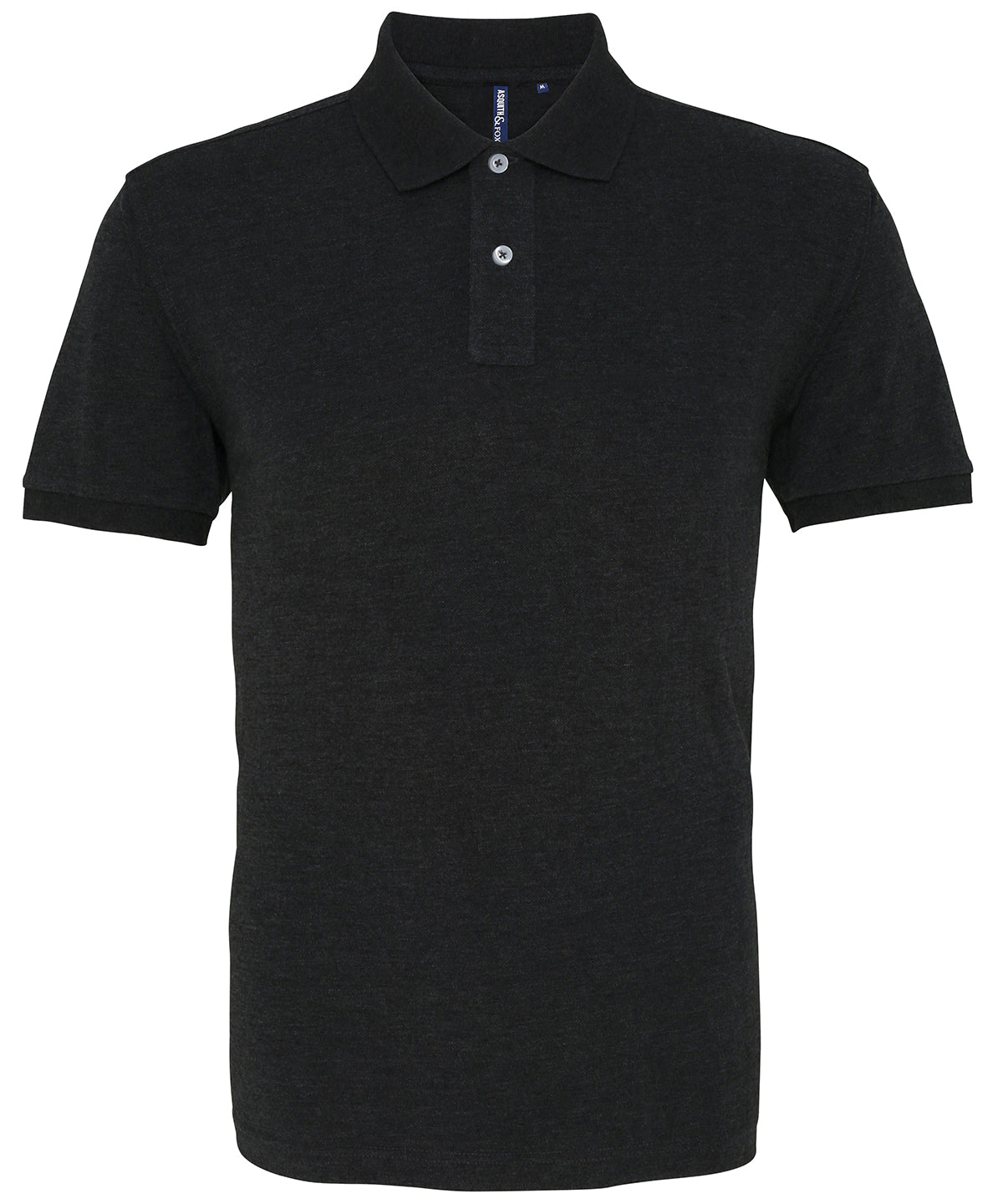 Asquith & Fox AQ010 The Asquith & Fox polo in Heather Black