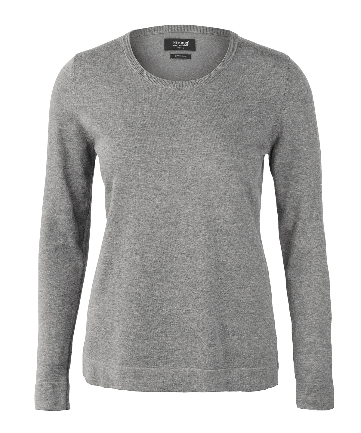 Nimbus NB94F Women’s Brighton – elegant round neck in Grey Melange