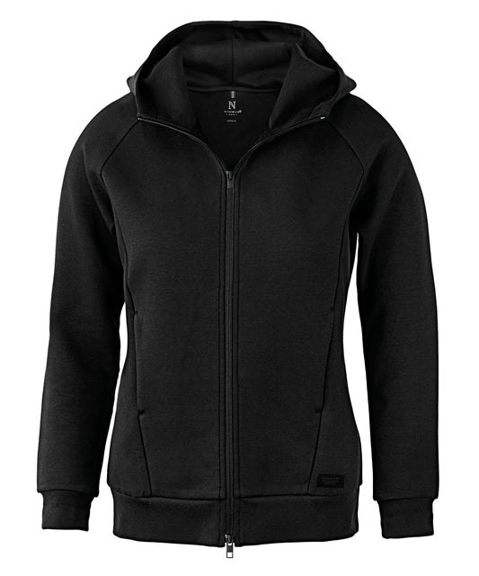 Nimbus NB96F Women’s Hampton – premium double-faced hoodie in Black