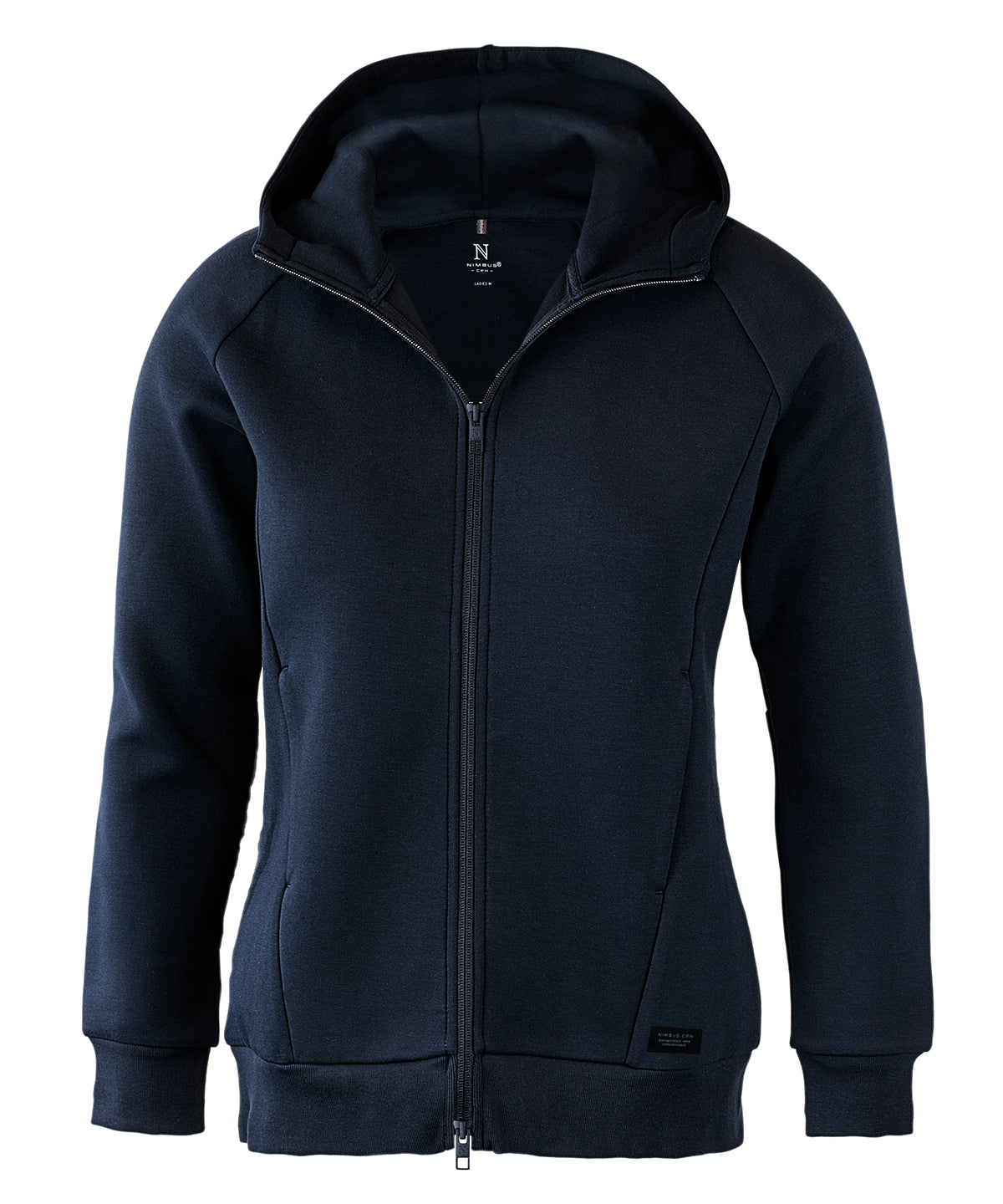 Nimbus NB96F Women’s Hampton – premium double-faced hoodie in Navy