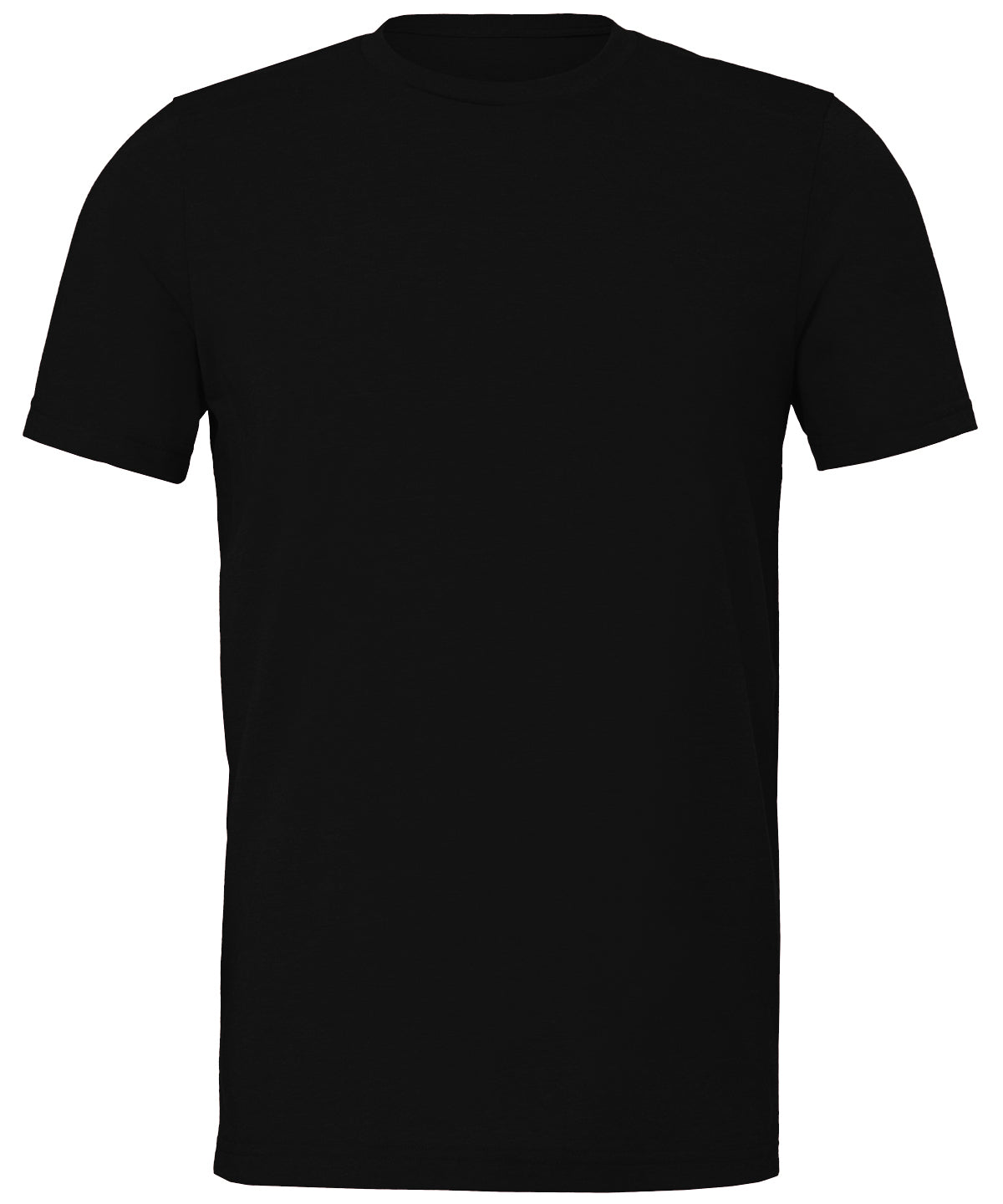 Bella Canvas CV011 Unisex sueded tee in Solid Black Blend