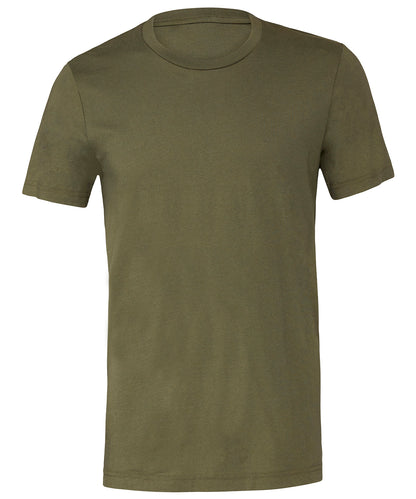 Bella Canvas CV001 Unisex Jersey crew neck t-shirt in Military Green