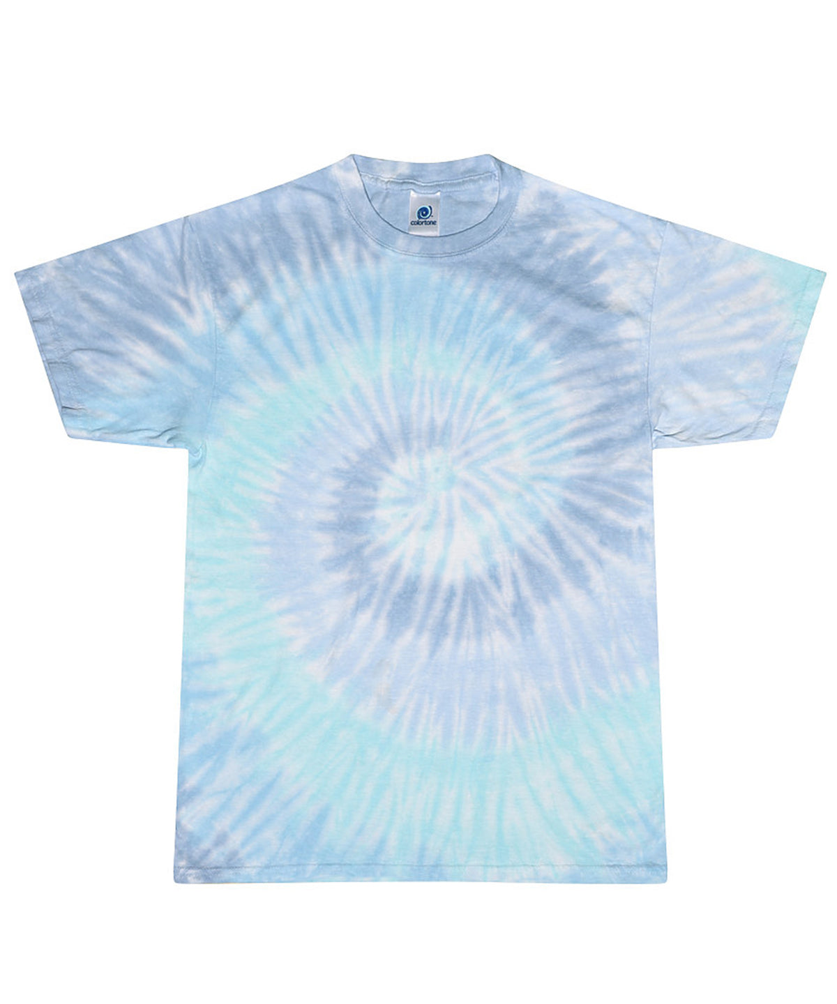 Colortone TD02M Tie-dye shirt in Lagoon