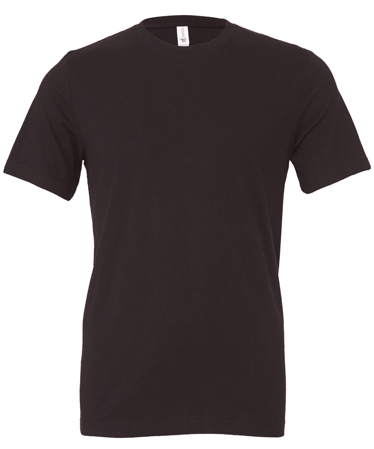 Bella Canvas CV001 Unisex Jersey crew neck t-shirt in Dark Grey