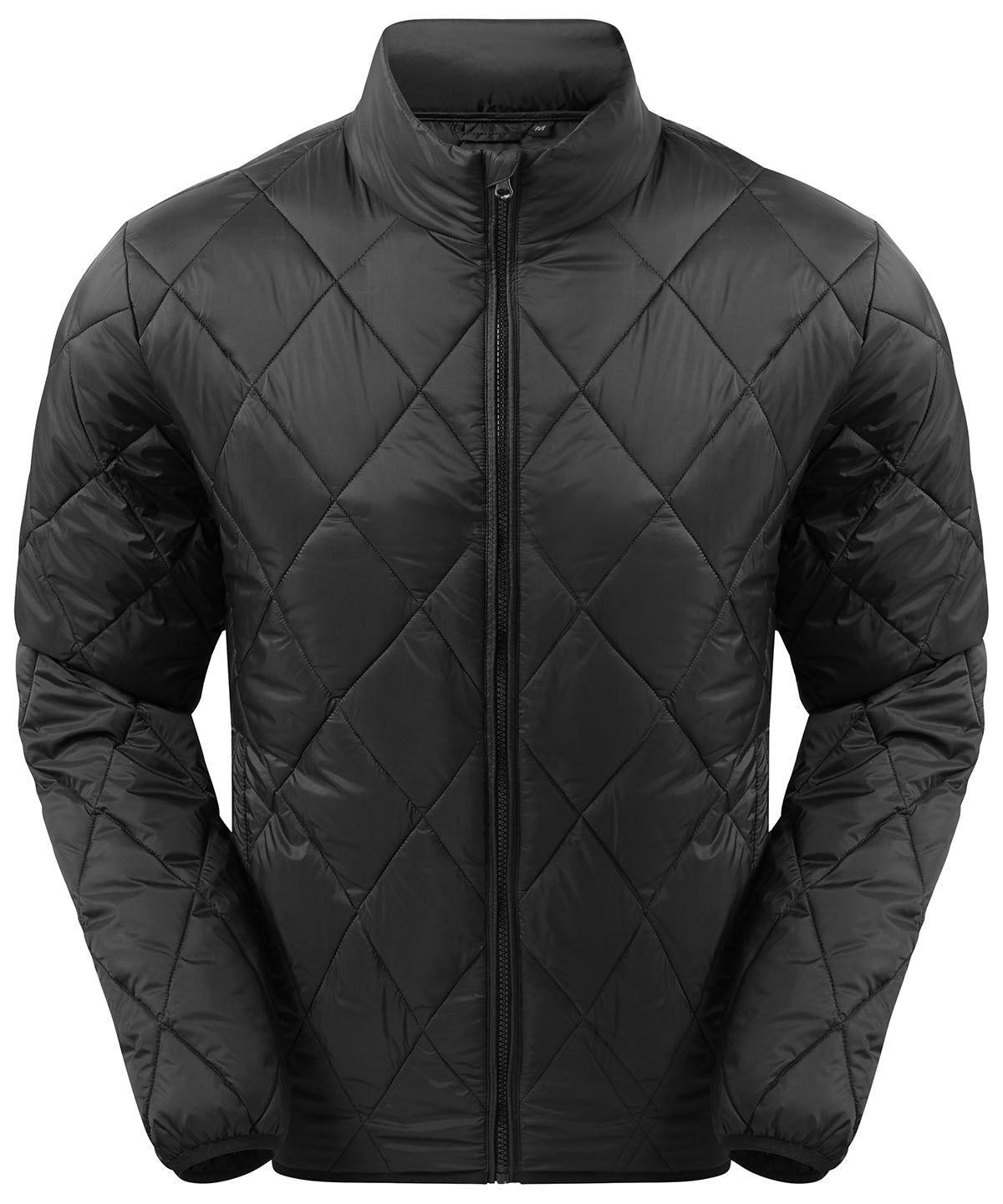 2786 TS032 Diamond pane padded Jacket in Black
