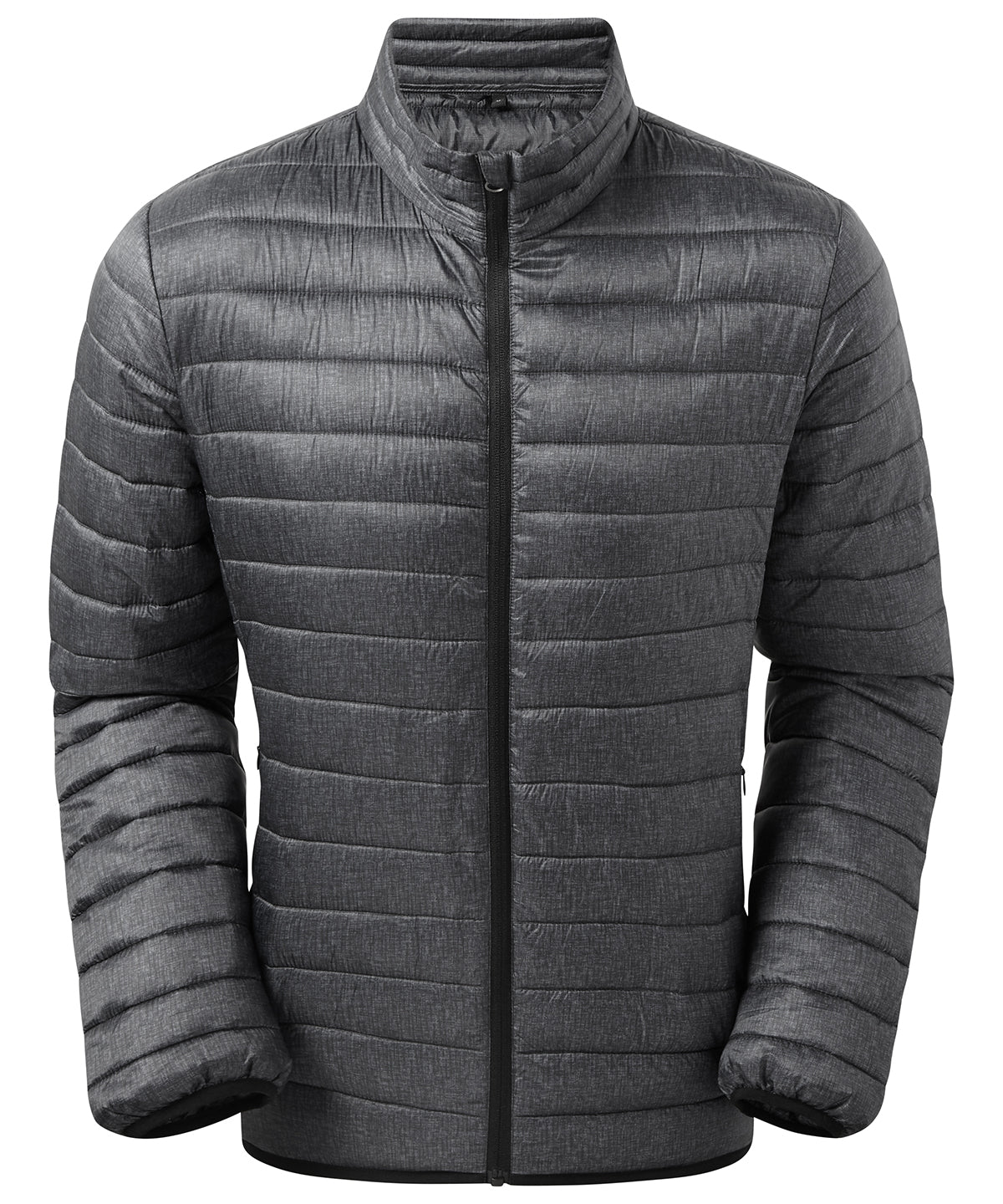 2786 TS037 Melange padded jacket in Charcoal Melange
