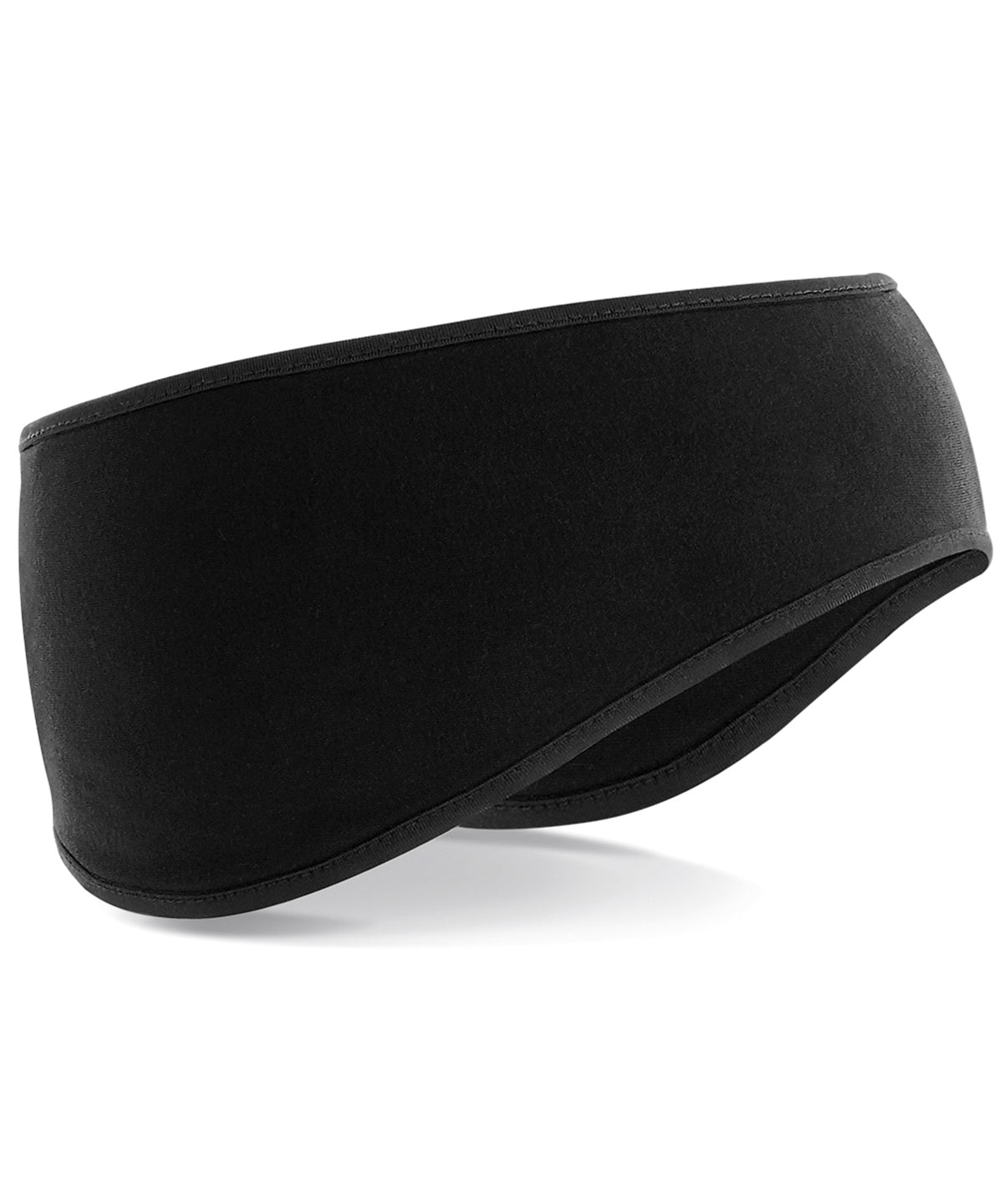 Beechfield BC316 Softshell sports tech headband in Black
