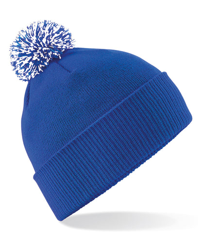 Beechfield BC450 Snowstar® beanie in Bright Royal/White