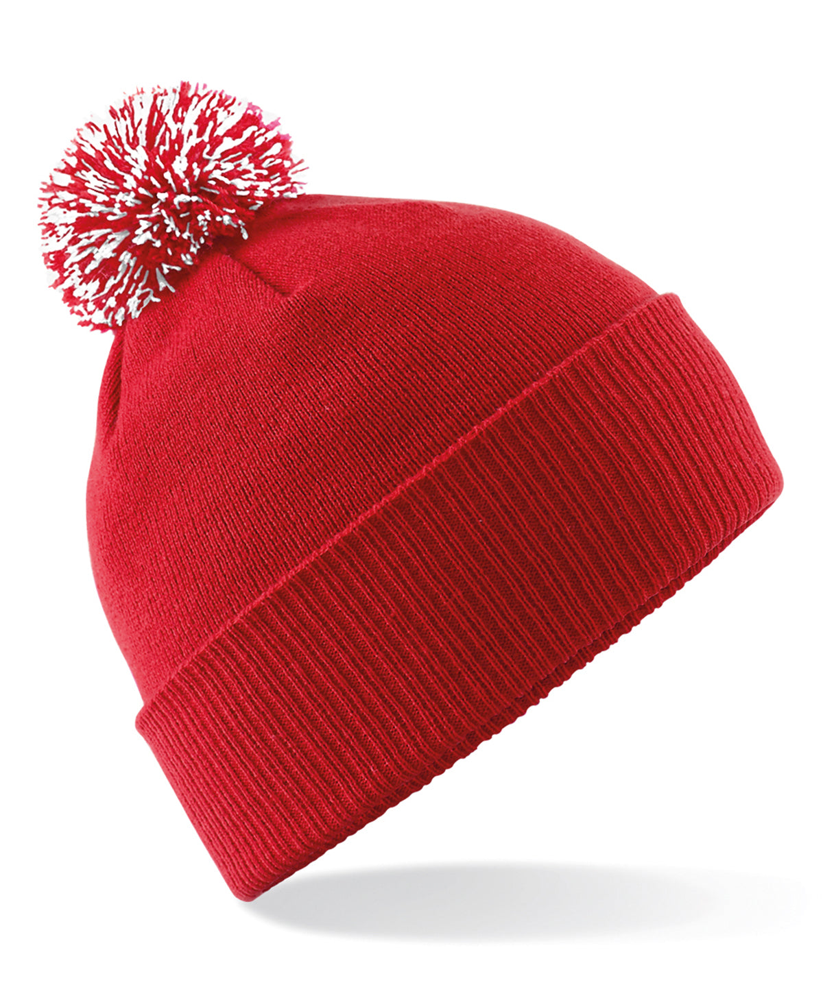 Beechfield BC450 Snowstar® beanie in Classic Red/White