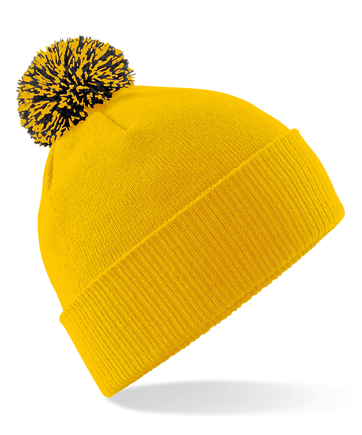 Beechfield BC450 Snowstar® beanie in Gold/Black