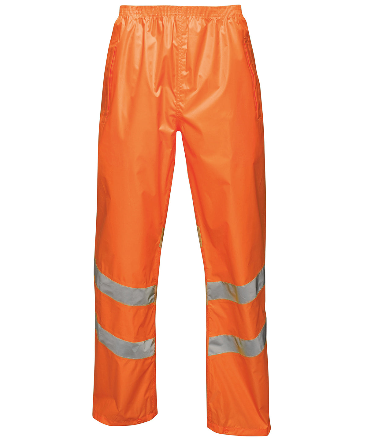Regatta High Visibility RG386 Hi-vis pro pack-away trousers in Orange