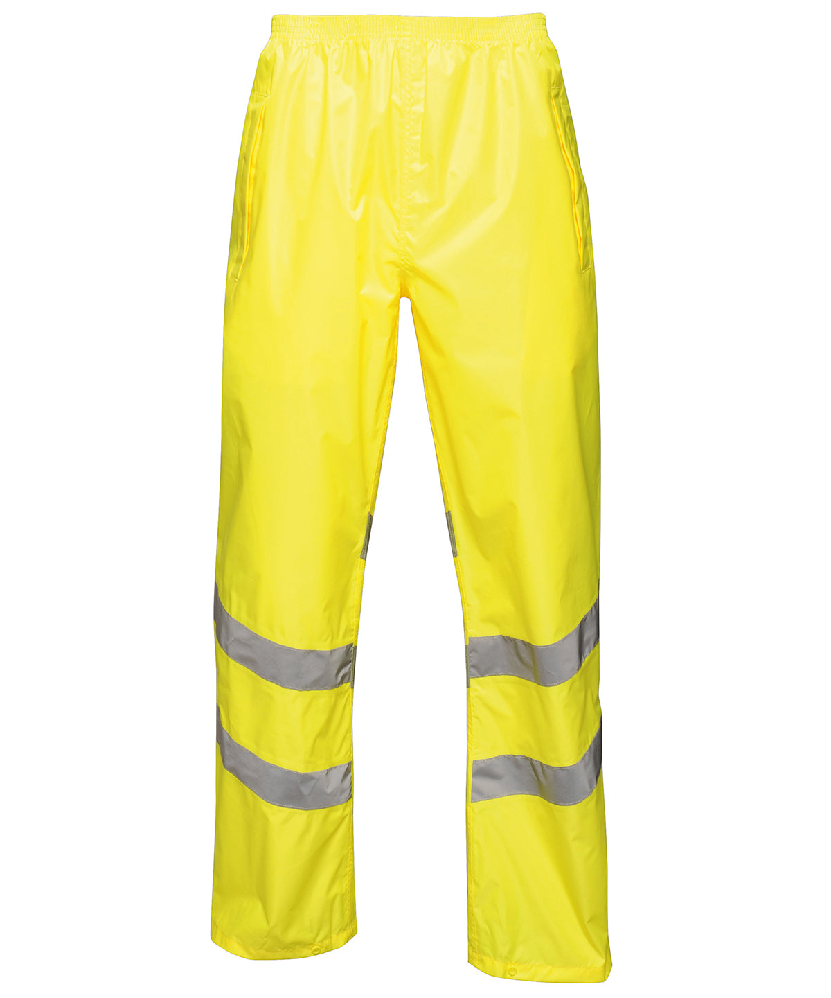 Regatta High Visibility RG386 Hi-vis pro pack-away trousers in Yellow