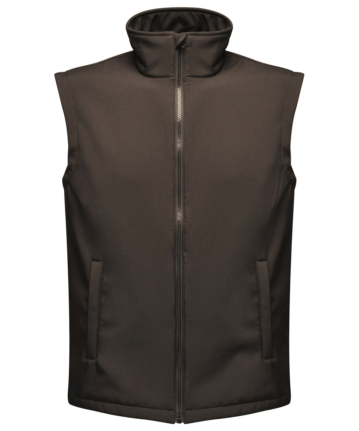 Regatta Professional RG148 Ablaze printable softshell bodywarmer in Black/Black