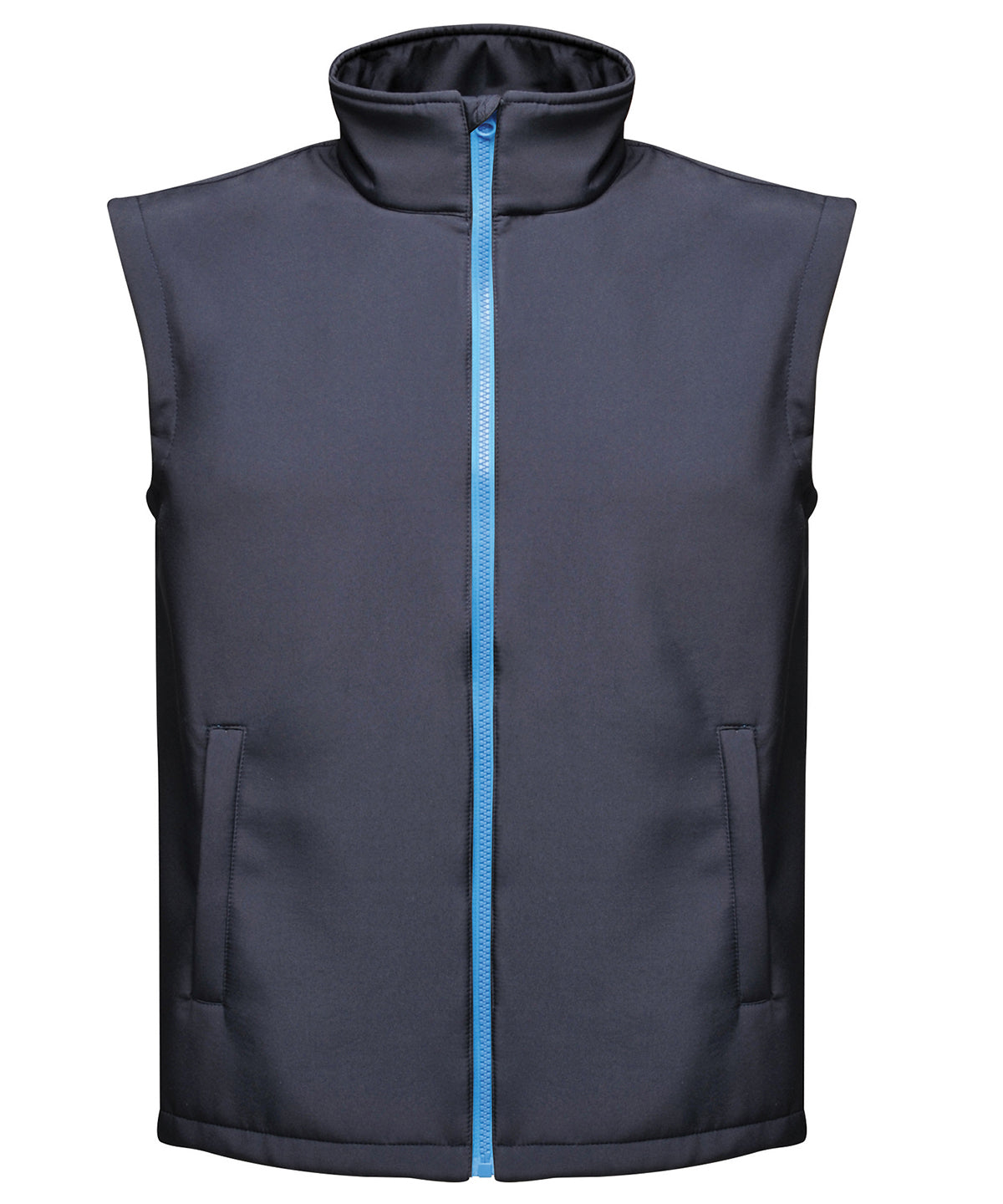 Regatta Professional RG148 Ablaze printable softshell bodywarmer in Navy/French Blue