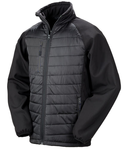 Result Recycled R237X Compass padded softshell jacket