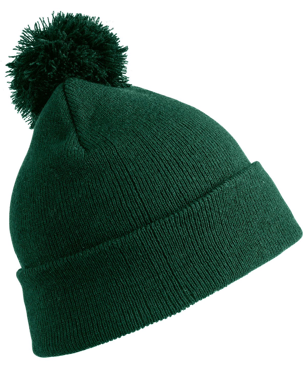 Result Winter Essentials RC28X Pom pom beanie in Bottle Green