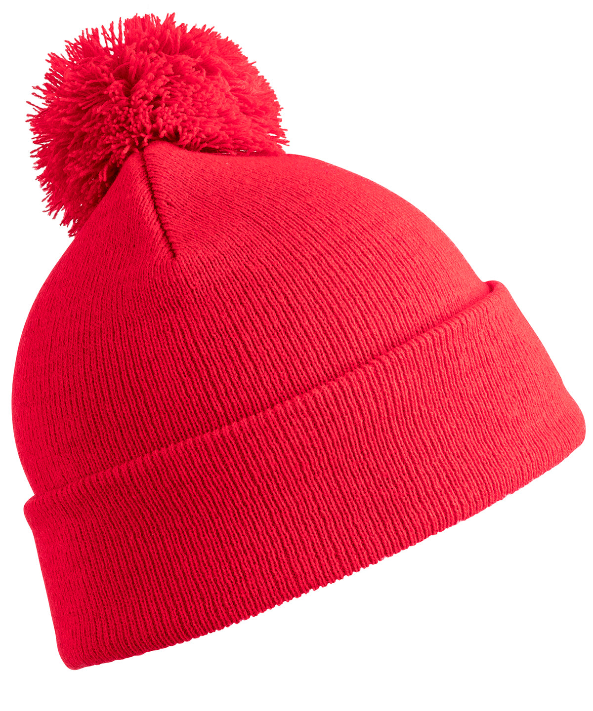 Result Winter Essentials RC28X Pom pom beanie in Red