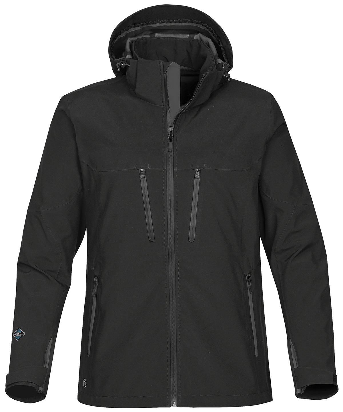 Stormtech ST011 Patrol technical softshell jacket in Black/Carbon*