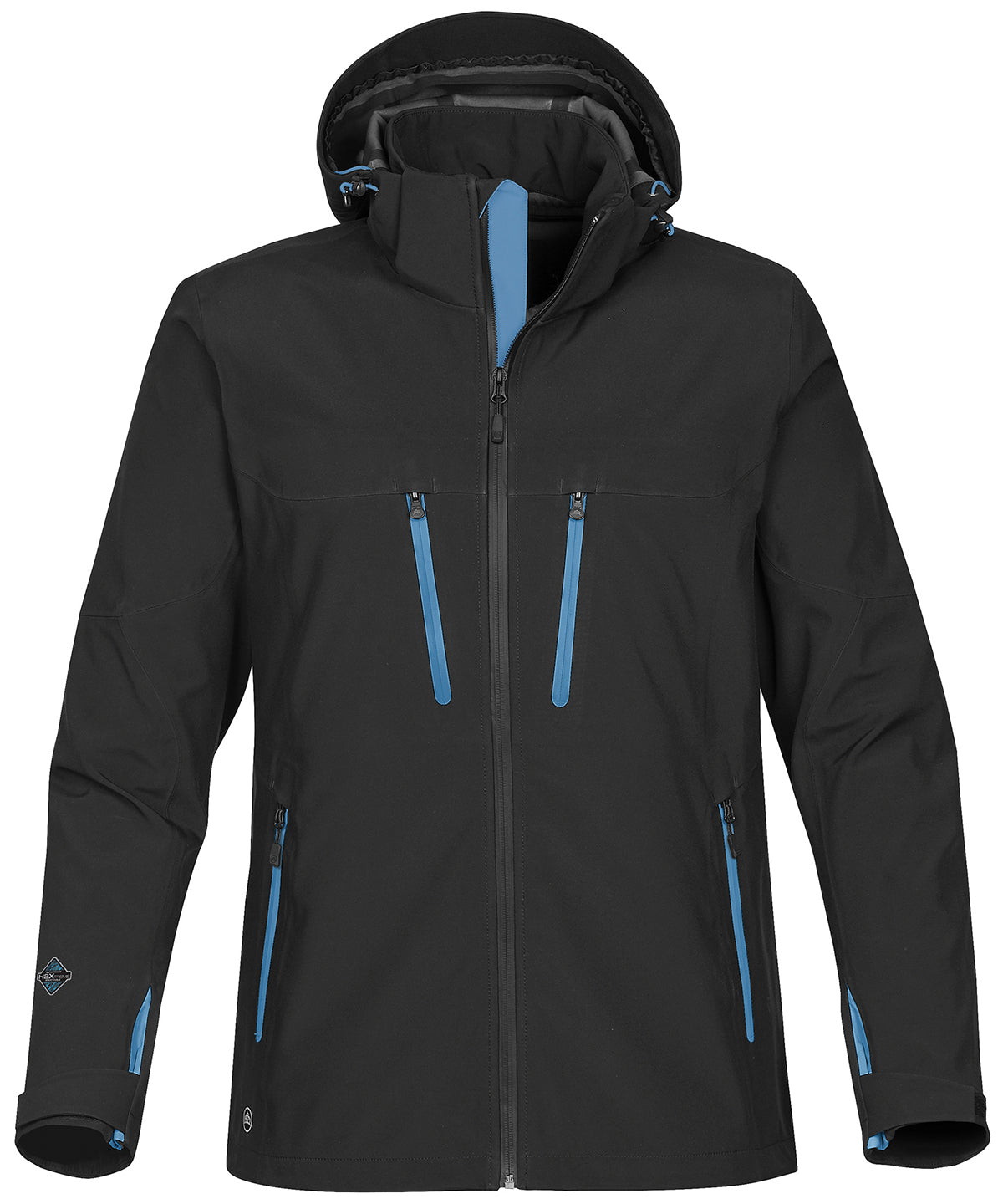 Stormtech ST011 Patrol technical softshell jacket in Black/Electric*