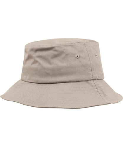 Flexfit by Yupoong YP039 Flexfit cotton twill bucket hat (5003) in Khaki