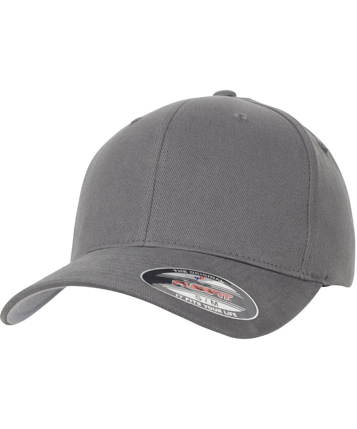 Flexfit by Yupoong YP045 Flexfit brushed twill (6377) in Grey